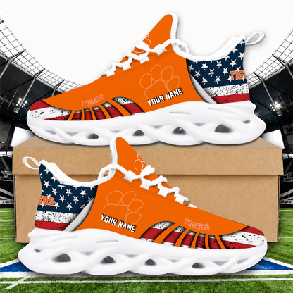 [FAN FAVORITE] NEW CUSTOMIZED NCAA CWS25 CST CLEMSON TIGERS UNISEX CLUNKY SNEAKERS