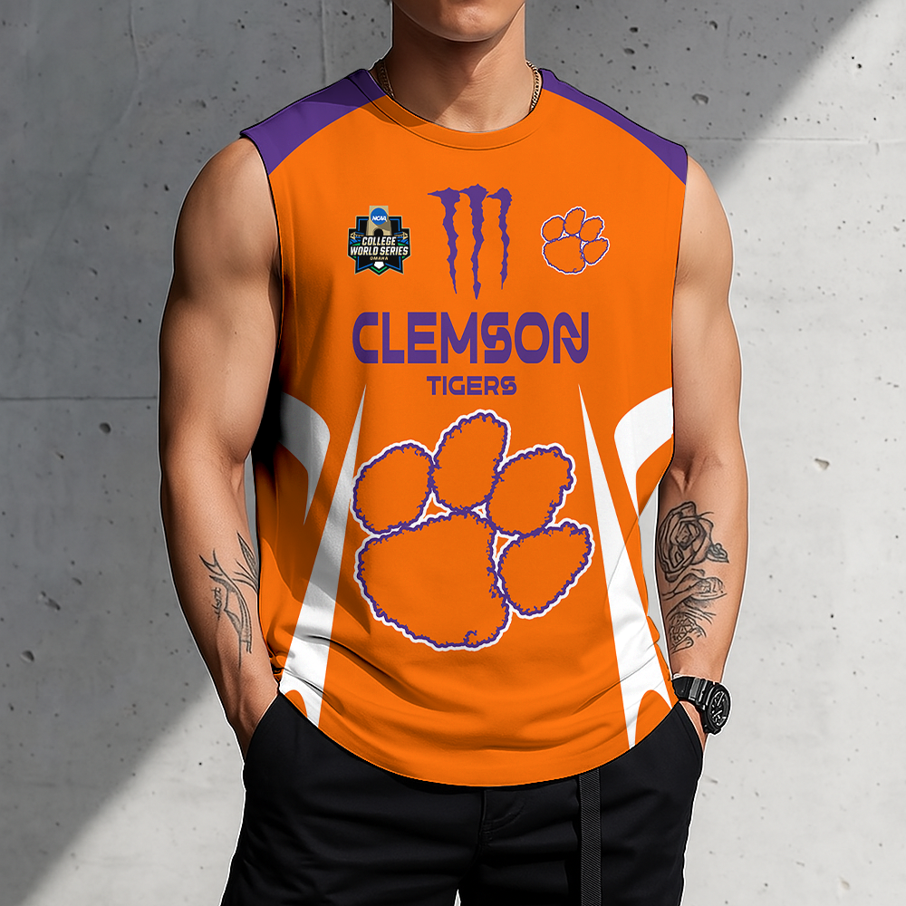 LIMITED DROP - NEW CUSTOMIZED | NCAA CWS25 CST CS TIGERS MEN'S GYM SHIRT