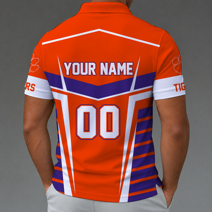 [FAN FAVORITE] NEW CUSTOMIZED NCAA CWS25 CST CLEMSON TIGERS POLO SHIRT
