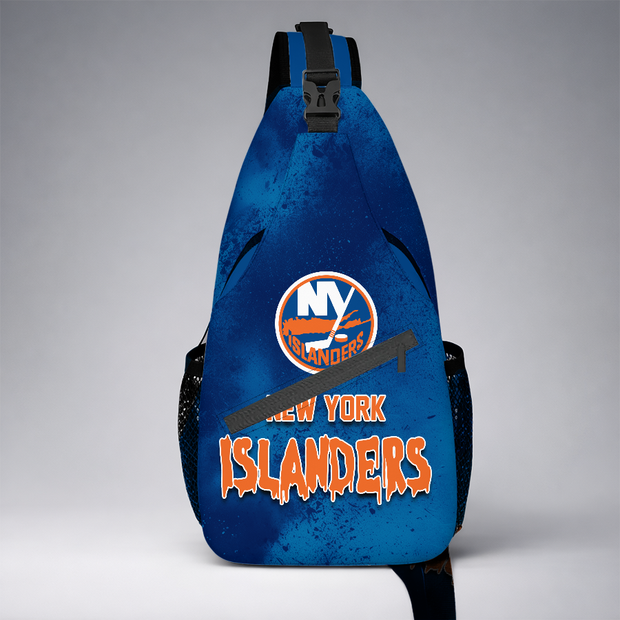 [SUPER SALE] NEW CUSTOMIZED NHL25 NYI NEW YORK ISLANDERS SLING BAG