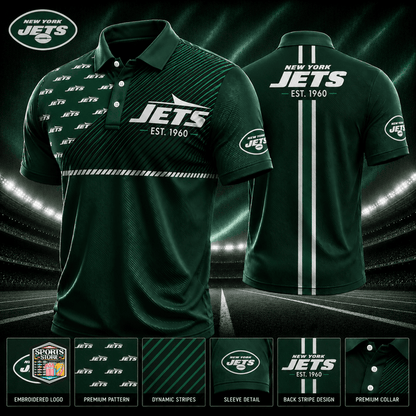 VIRAL EDITION - NEW CUSTOMIZED NFL25 NYJ NEW YORK JETS POLO SHIRT, ZIP POLO SHIRT & T-SHIRTS