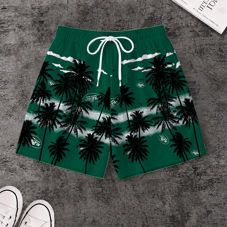 LIMITED EDITION - NEW CUSTOMIZED NFL25 NYJ NEW YORK JETS SHORT PANTS