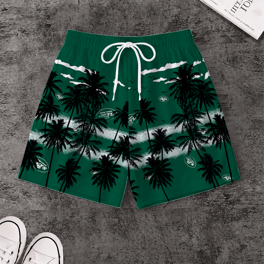 LIMITED EDITION - NEW CUSTOMIZED NFL25 NYJ NEW YORK JETS SHORT PANTS