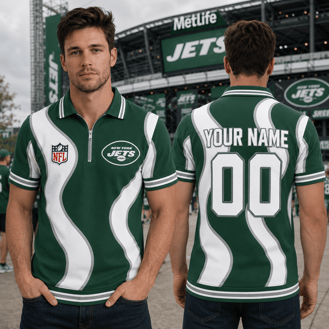 EXCLUSIVE EDITION - NEW CUSTOMIZED NFL25 NYJ NEW YORK JETS POLO SHIRT, ZIP POLO SHIRT, T-SHIRT, HOODIE, ZIP HOODIE & SWEATSHIRT