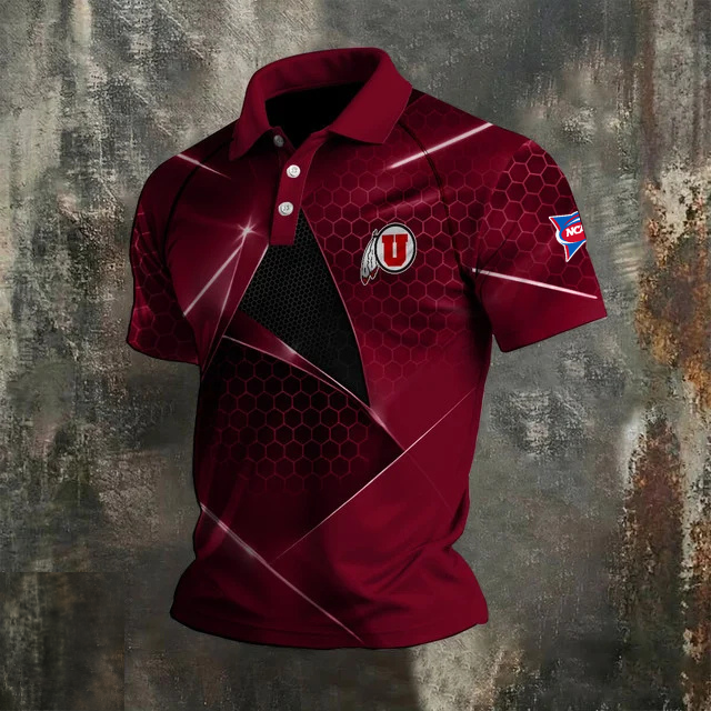 VIRAL EDITION - NEW CUSTOMIZED NCAA FBS25 UTU UTAH UTES POLO SHIRT, ZIP POLO SHIRT & T-SHIRTS