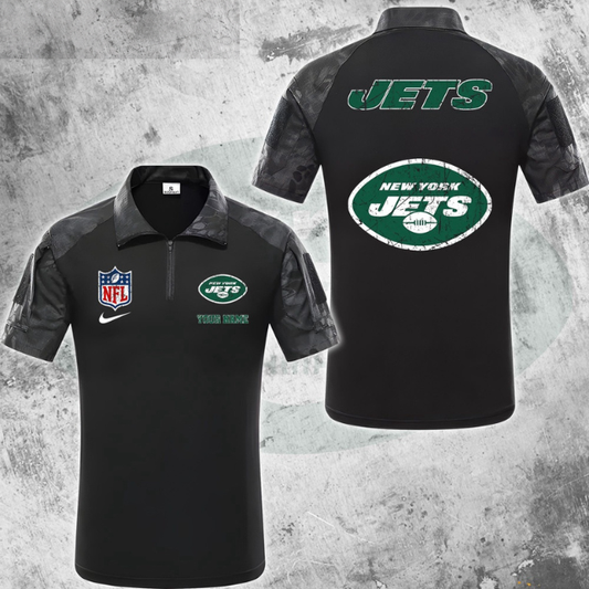 ELITE EDITION - NEW CUSTOMIZED NFL25 NYJ NEW YORK JETS POLO SHIRT, ZIP POLO SHIRT & T-SHIRTS
