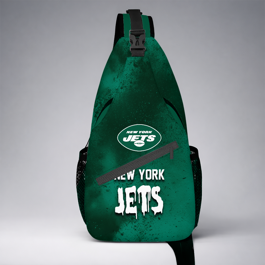 [SPECIAL OFFER] NEW CUSTOMIZED NFL25 NYJ NEW YORK JETS SLING BAG