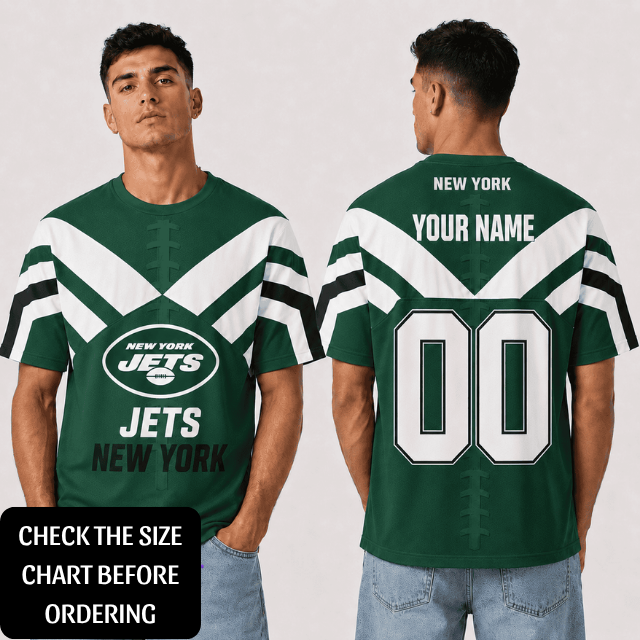 VIRAL EDITION - NEW CUSTOMIZED NFL25 NYJ NEW YORK JETS T-SHIRT, POLO SHIRT, ZIP POLO SHIRT, HOODIE, ZIP HOODIE & SWEATSHIRT