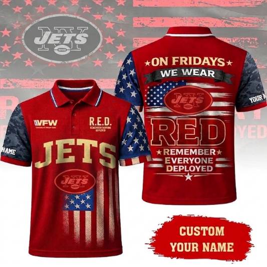 VIRAL EDITON - NEW CUSTOMIZED NFL25 NYJ NEW YORK JETS INDEPENDENCE DAY POLO SHIRT, ZIP POLO SHIRT & T-SHIRTS