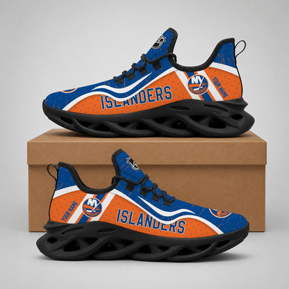 VIRAL EDITION - NEW CUSTOMIZED NHL25 NYI NEW YORK ISLANDERS CLUNKY SNEAKERS