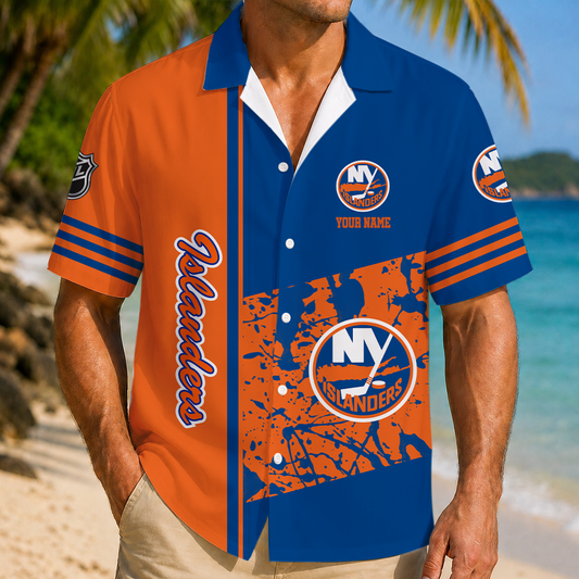 LIMITED EDITION - NEW CUSTOMIZED NHL25 NYI NEW YORK ISLANDERS UNISEX HAWAIIAN SHIRT