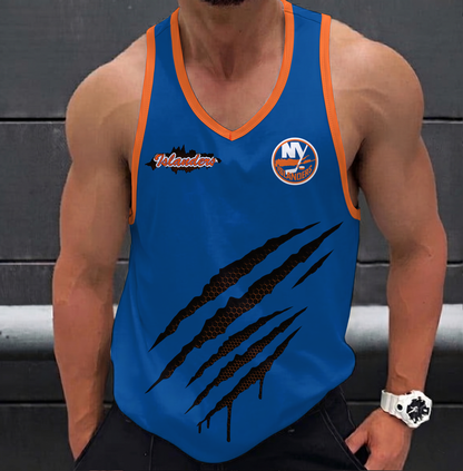 LIMITED EDITION - NEW CUSTOMIZED NHL25 NYI NEW YORK ISLANDERS UNISEX TANK TOP