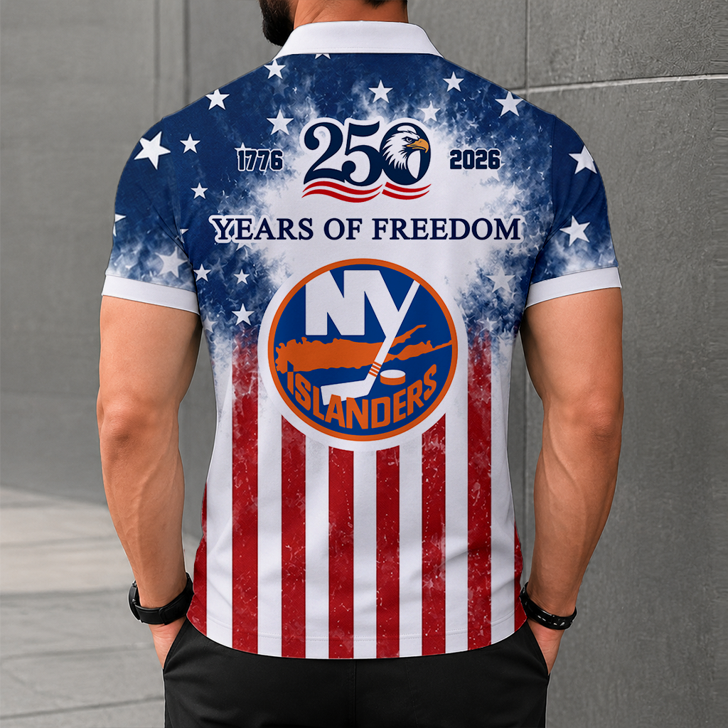 LIMITED EDITION - NEW CUSTOMIZED NHL25 NYI NEW YORK ISLANDERS POLO SHIRT, ZIP POLO SHIRT & T-SHIRTS