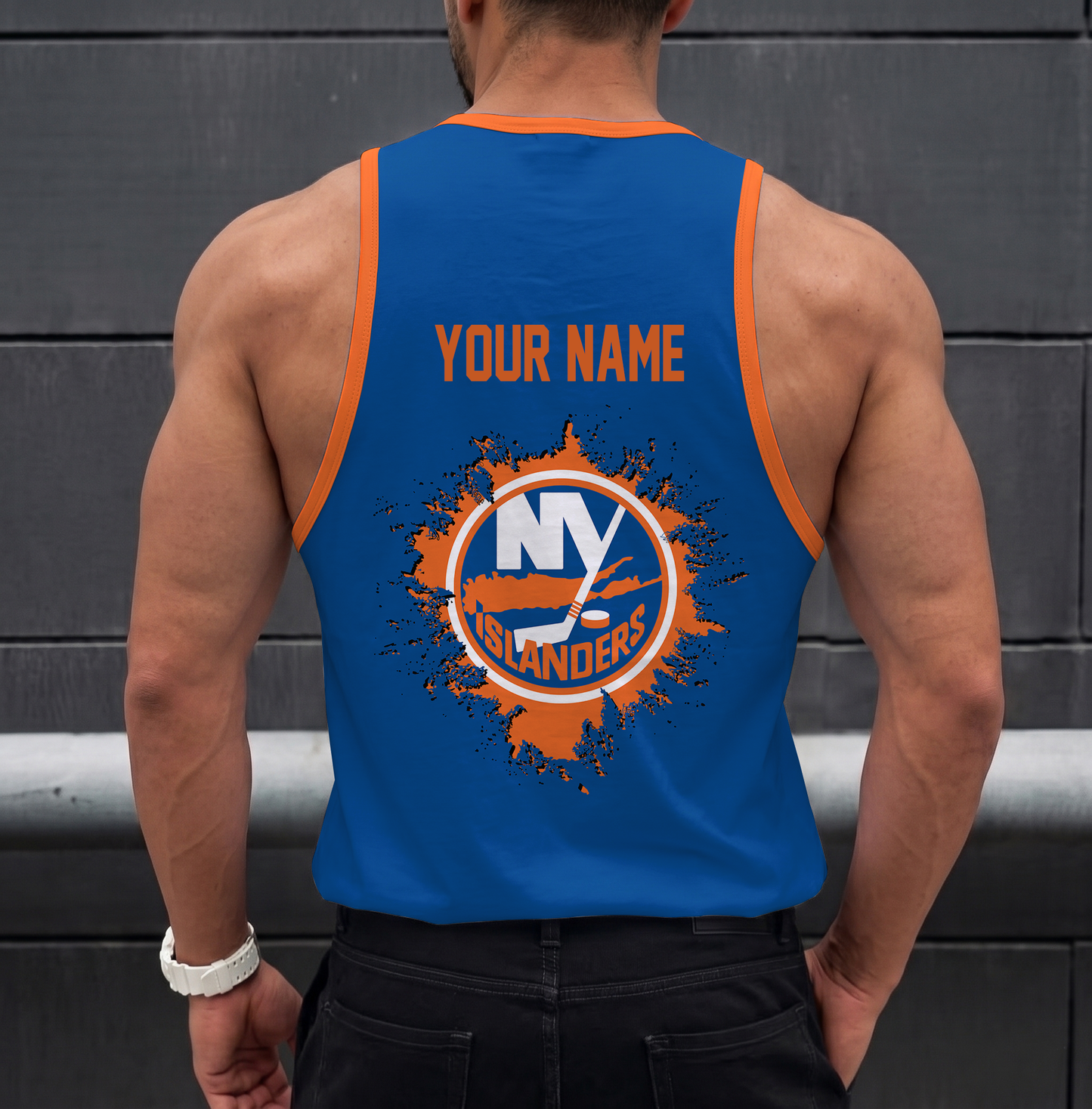 LIMITED EDITION - NEW CUSTOMIZED NHL25 NYI NEW YORK ISLANDERS UNISEX TANK TOP
