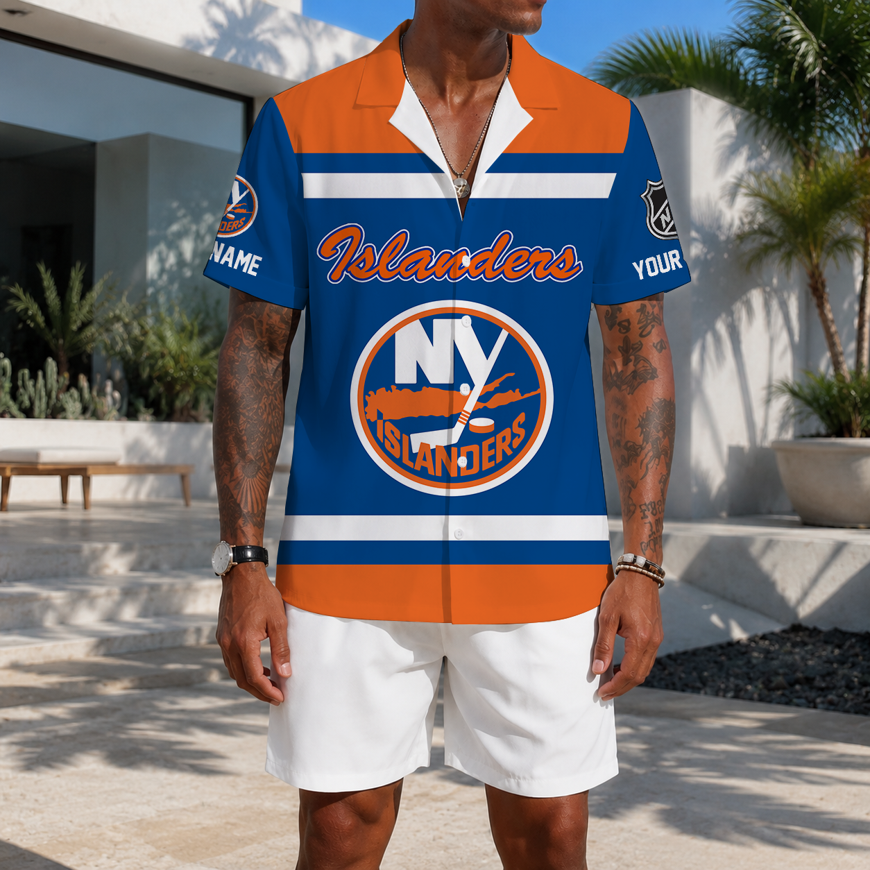 LIMITED EDITION - NEW CUSTOMIZED NHL25 NYI NEW YORK ISLANDERS UNISEX HAWAIIAN SHIRT
