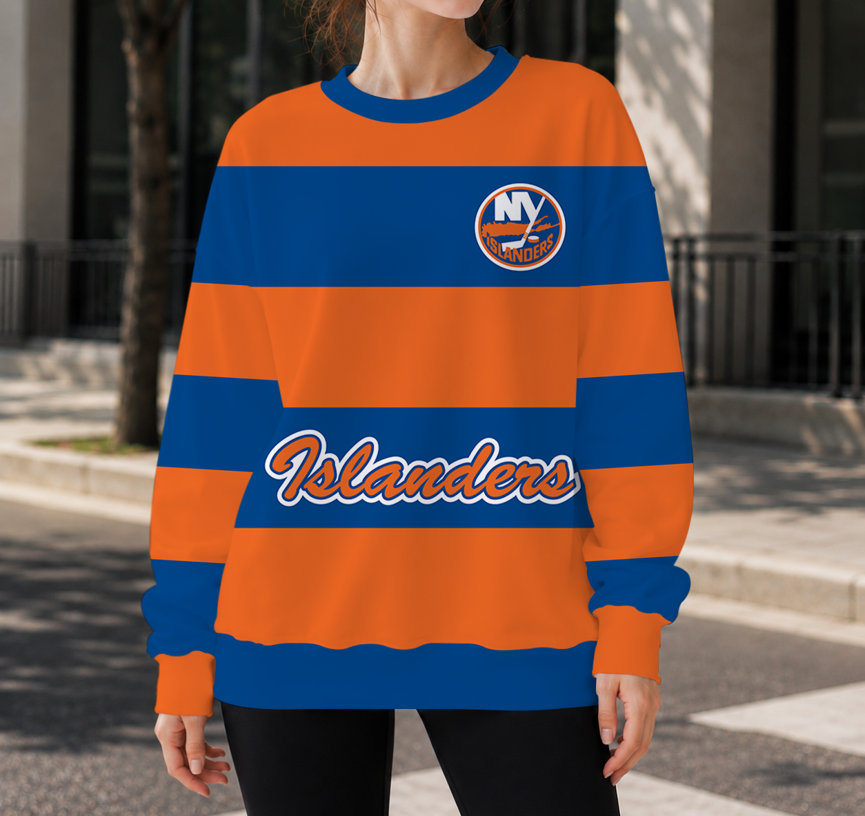SPECIAL EDITION - NEW CUSTOMIZED NHL25 NYI NEW YORK ISLANDERS UNISEX SWEATSHIRT