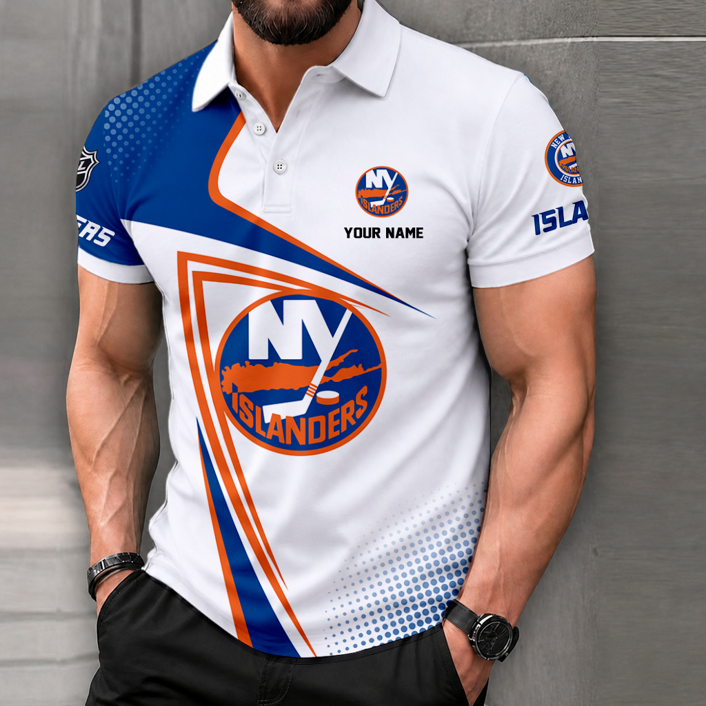 FINAL SALE - NEW CUSTOMIZED NHL25 NYI NEW YORK ISLANDERS POLO SHIRT, ZIP POLO SHIRT, T-SHIRTS, HOODIE, ZIP HOODIE & SWEATSHIRT