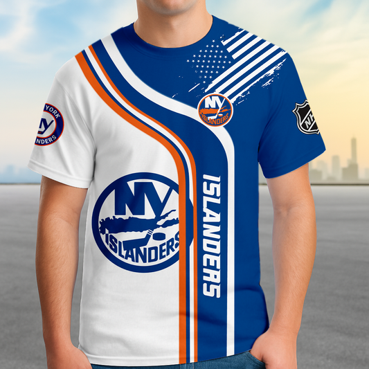 ELITE EDITION - NEW CUSTOMIZED NHL25 NYI NEW YORK ISLANDERS POLO SHIRT, ZIP POLO SHIRT & T-SHIRTS