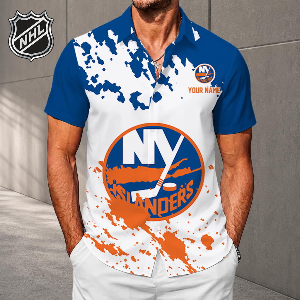 LIMITED EDITION - NEW CUSTOMIZED NHL25 NYI NEW YORK ISLANDERS UNISEX HAWAIIAN SHIRT