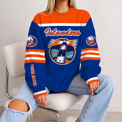 [SUPER SALE] NEW CUSTOMIZED NHL25 NYI NEW YORK ISLANDERS UNISEX SWEATSHIRT