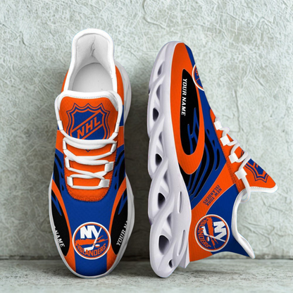[SUPER SALE ] NEW CUSTOMIZED NHL25 NYI NEW YORK ISLANDERS MAX SOUL SHOES