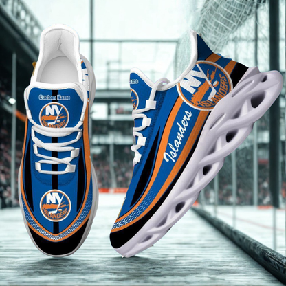 [SUPER SALE ] NEW CUSTOMIZED NHL25 NYI NEW YORK ISLANDERS MAX SOUL SHOES