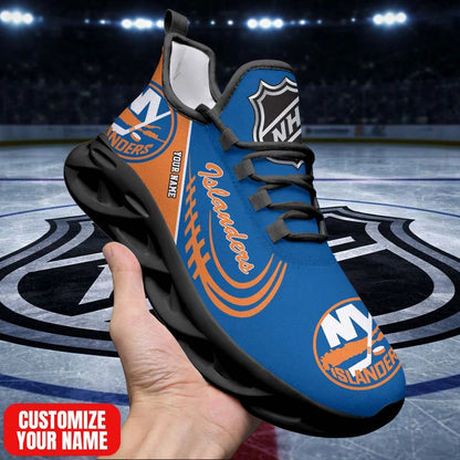 [SUPER SALE] NEW CUSTOMIZED NHL25 NYI NY ISLANDERS PREMIUM CLUNKY SNEAKERS