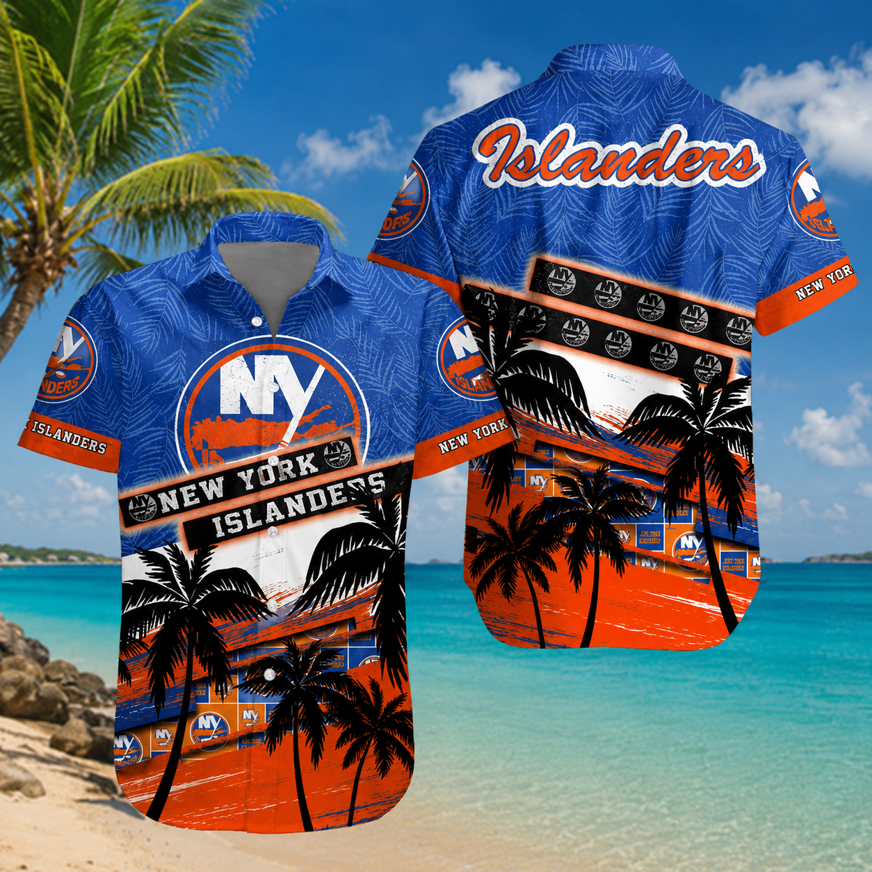 LIMITED EDITION - NEW CUSTOMIZED NHL25 NYI NEW YORK ISLANDERS UNISEX HAWAIIAN SHIRT
