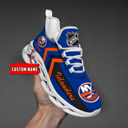 [SUPER SALE ] NEW CUSTOMIZED NHL25 NYI NEW YORK ISLANDERS MAX SOUL SHOES