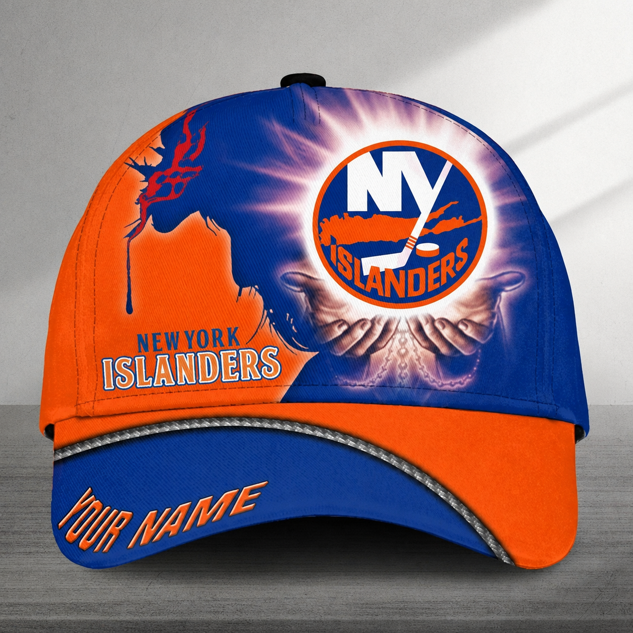 LIMITED EDITION - NEW CUSTOMIZED NHL25 NYI NEW YORK ISLANDERS CLASSIC CAP