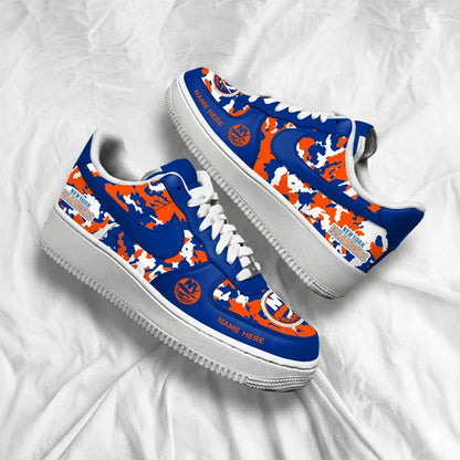 [SUPER SALE] NEW CUSTOMIZED NHL25 NYI NEW YORK ISLANDERS AF1 SHOES