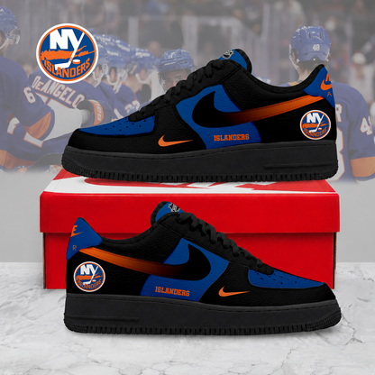 ELITE EDITION - NEW CUSTOMIZED NHL25 NYI NEW YORK ISLANDERS AF1 SHOES
