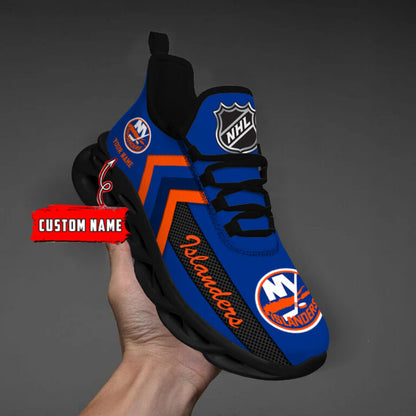 [SUPER SALE ] NEW CUSTOMIZED NHL25 NYI NEW YORK ISLANDERS MAX SOUL SHOES