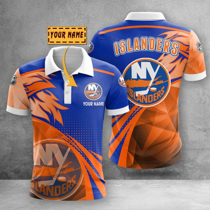 LIMITED EDITION - NEW CUSTOMIZED NHL25 NYI NEW YORK ISLANDERS POLO SHIRT, ZIP POLO SHIRT & T-SHIRTS