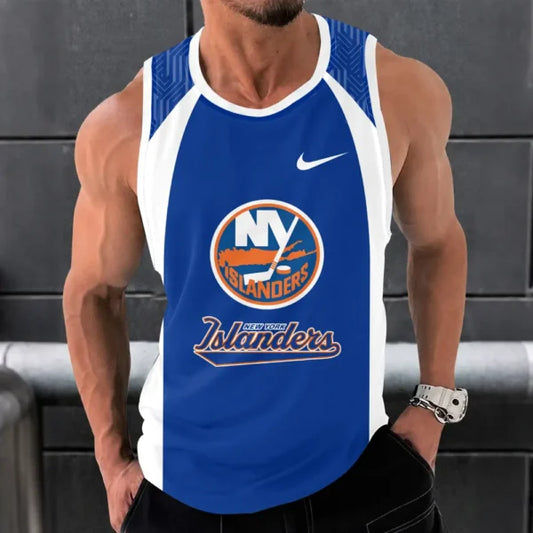 [SUPER SALE] NEW CUSTOMIZED NHL25 NYI NEW YORK ISLANDERS UNISEX TANK TOP