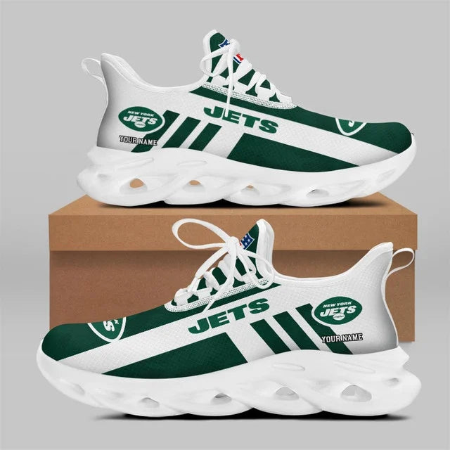 LIMITED EDITION - NEW CUSTOMIZED NFL25 NYJ NEW YORK JETS UNISEX MAX SOUL SHOES