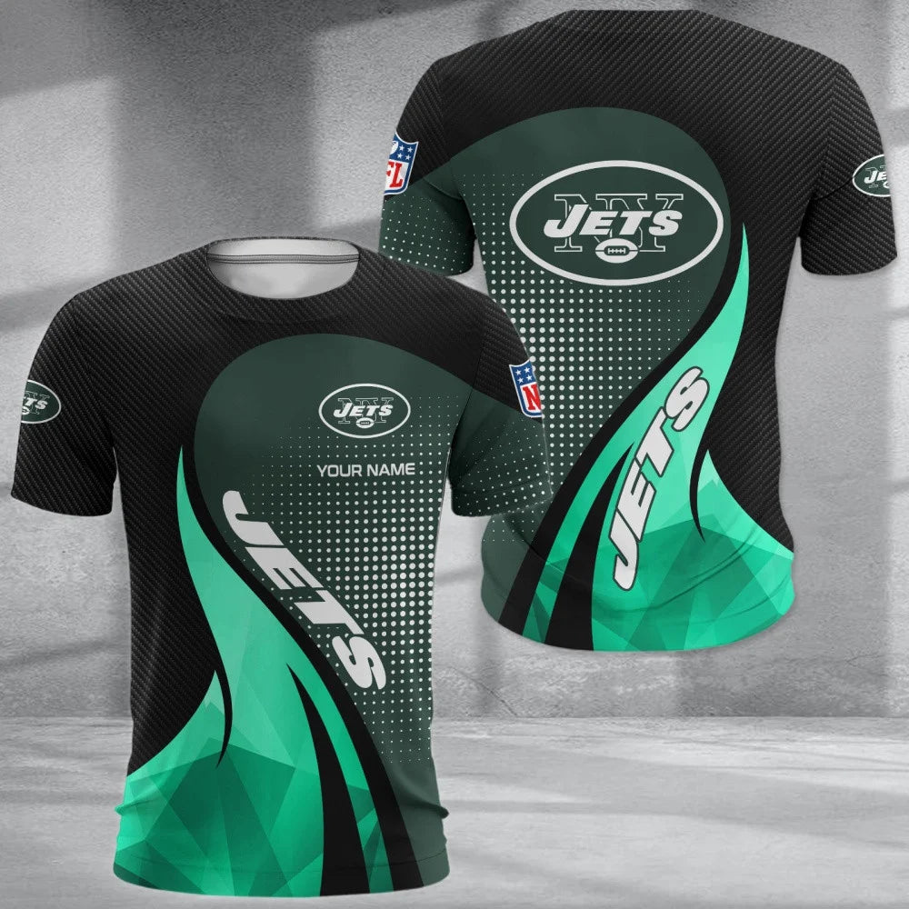 LIMITED EDITION - NEW CUSTOMIZED NFL25 NYJ NEW YORK JETS POLO, T-SHIRT & SHORT PANTS SET