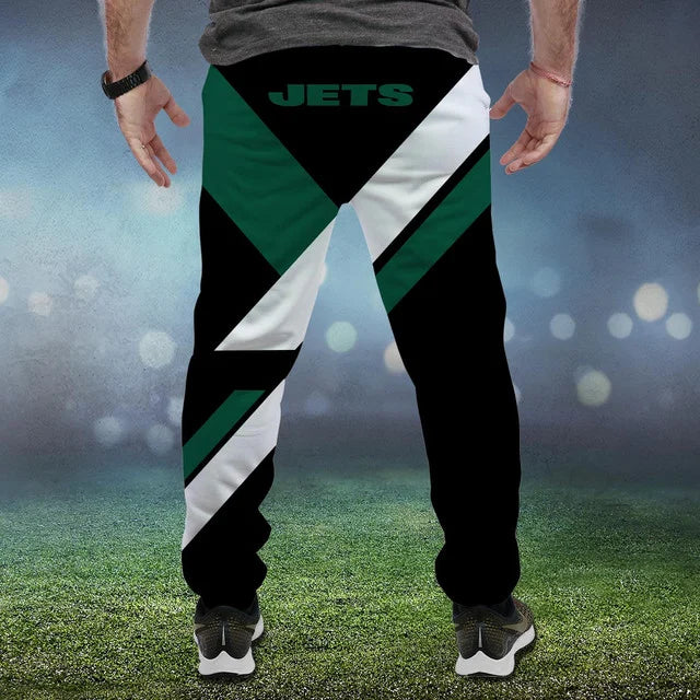 LIMITED EDITION - NEW CUSTOMIZED NFL25 NYJ NEW YORK JETS SWEATPANTS