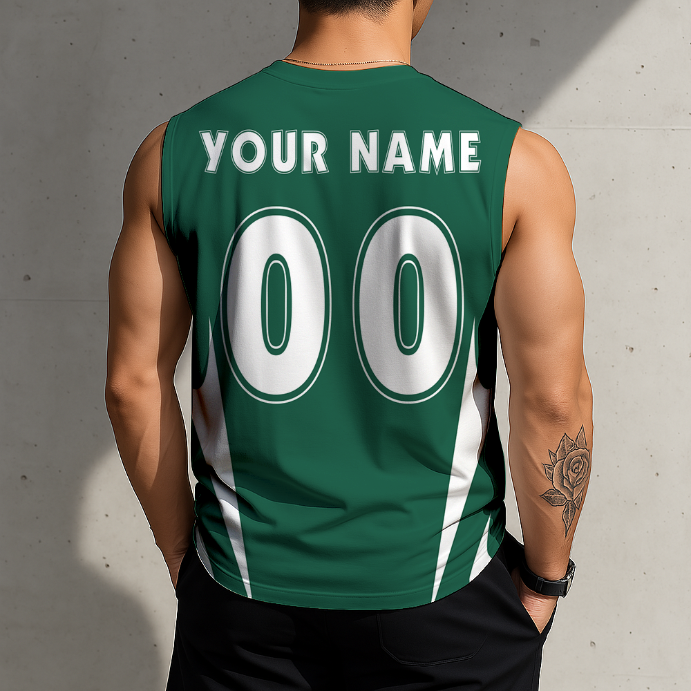 LIMITED EDITION - NEW CUSTOMIZED NFL25 NYJ NEW YORK JETS MEN'S GYM SHIRT