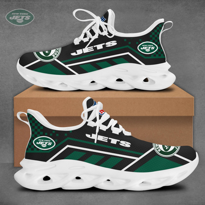 SPECIAL EDITION - NEW CUSTOMIZED NFL25 NYJ NEW YORK JETS MAX SOUL SHOES
