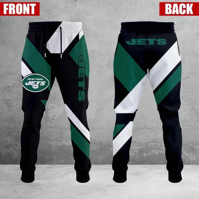 LIMITED EDITION - NEW CUSTOMIZED NFL25 NYJ NEW YORK JETS SWEATPANTS