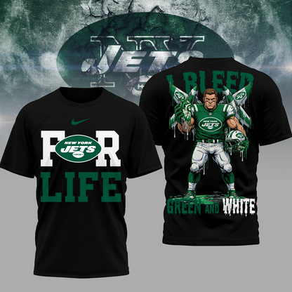 LIMITED EDITION - NEW CUSTOMIZED NFL25 NYJ NY JETS UNISEX T-SHIRT, POLO & HOODIE