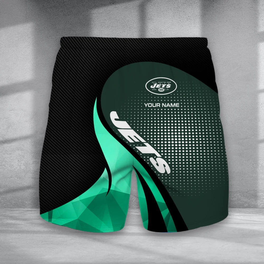 LIMITED EDITION - NEW CUSTOMIZED NFL25 NYJ NEW YORK JETS POLO, T-SHIRT & SHORT PANTS SET