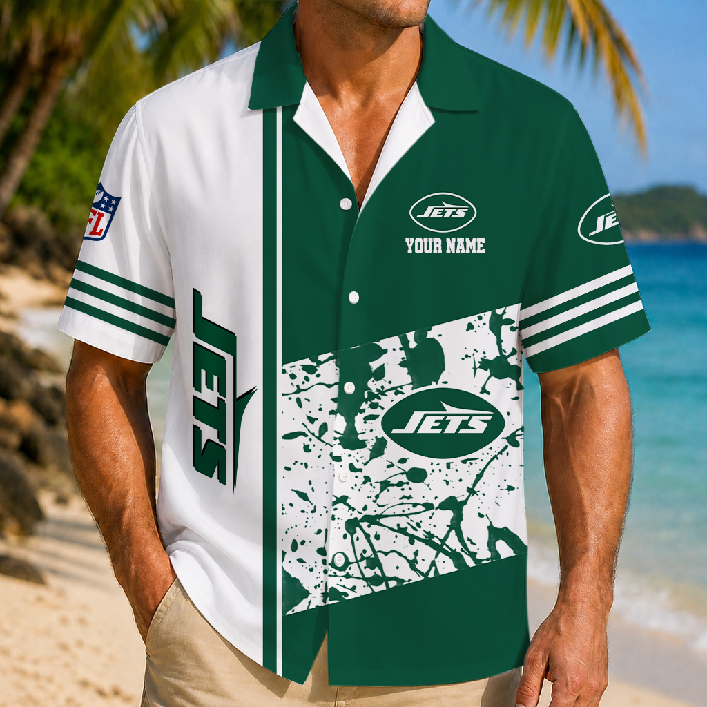 LIMITED EDITION - NEW CUSTOMIZED NFL25 NYJ NEW YORK JETS UNISEX HAWAIIAN SHIRT