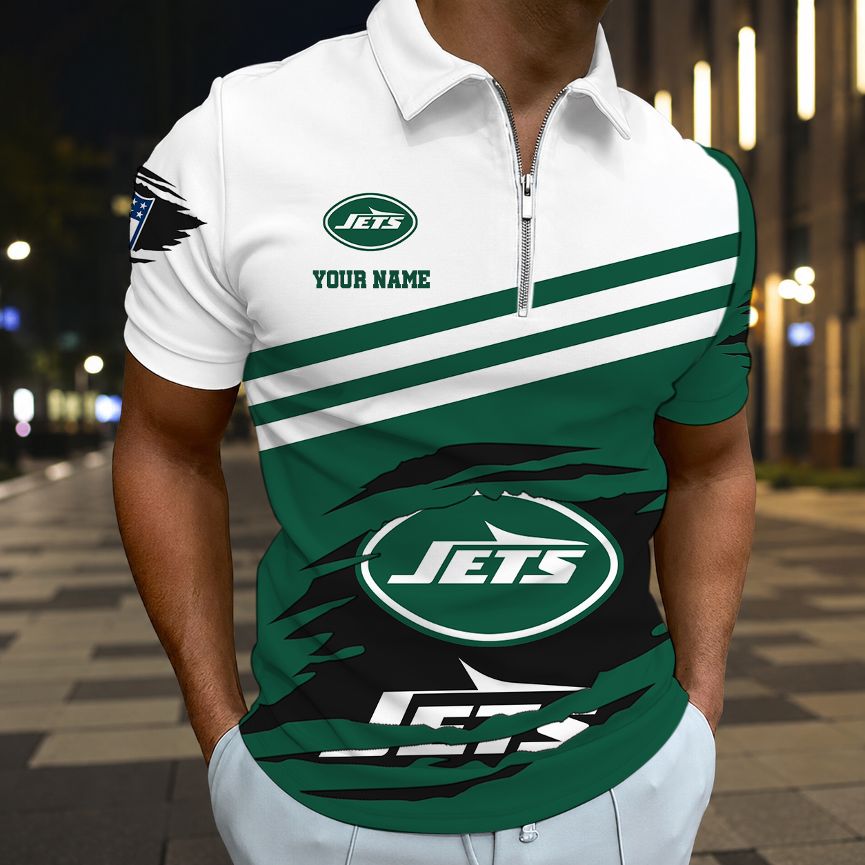 LIMITED EDITION - NEW CUSTOMIZED NFL25 NYJ NEW YORK JETS T-SHIRT, POLO SHIRT, ZIP POLO SHIRT, SWEATSHIRT, HOODIE & ZIP HOODIE