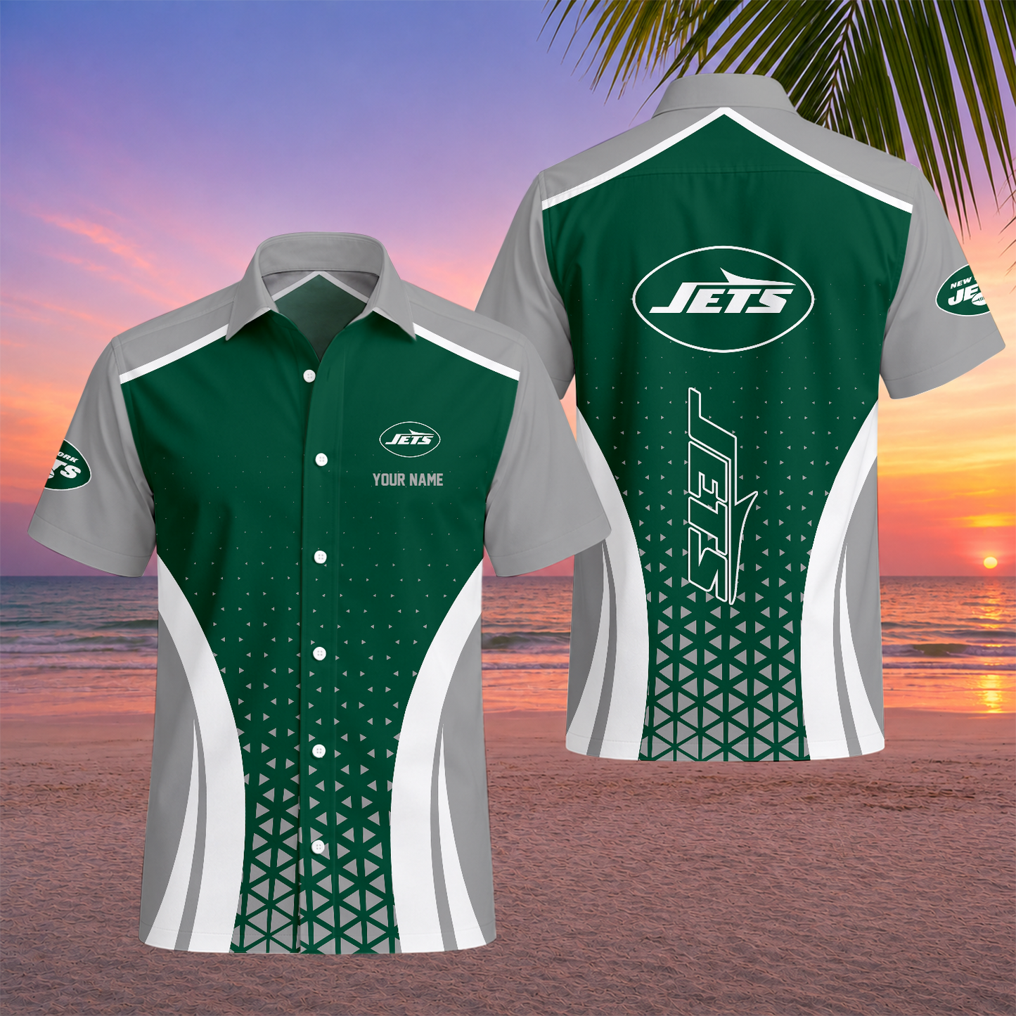 LIMITED EDITION - NEW CUSTOMIZED NFL25 NYJ NEW YORK JETS UNISEX HAWAIIAN SHIRT