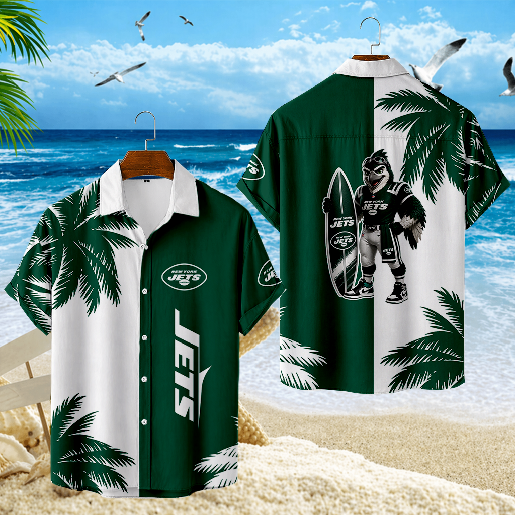 LIMITED EDITION - NEW CUSTOMIZED NFL25 NYJ NEW YORK JETS UNISEX HAWAIIAN SHIRT