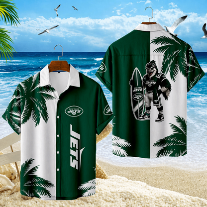 LIMITED EDITION - NEW CUSTOMIZED NFL25 NYJ NEW YORK JETS UNISEX HAWAIIAN SHIRT