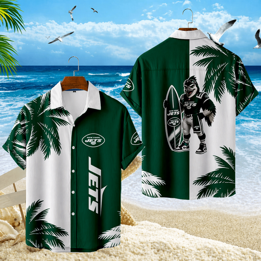 LIMITED EDITION - NEW CUSTOMIZED NFL25 NYJ NEW YORK JETS UNISEX HAWAIIAN SHIRT