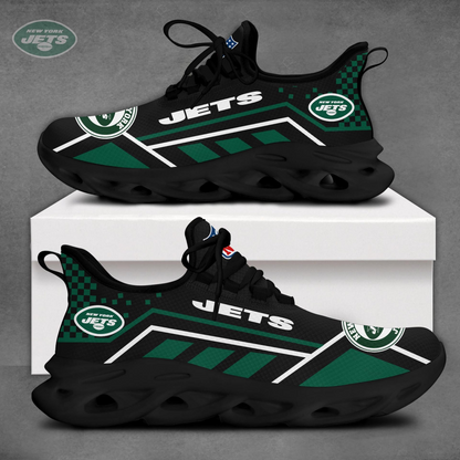 SPECIAL EDITION - NEW CUSTOMIZED NFL25 NYJ NEW YORK JETS MAX SOUL SHOES